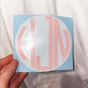 Monogram Decal